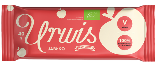 Baton Jabłkowy Urwis Bezglutenowy BIO (5 szt x 40 g)