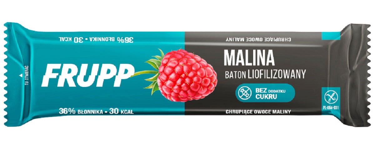 Baton Liofilizowany Malinowy Bezglutenowy (6 szt x 10 g)