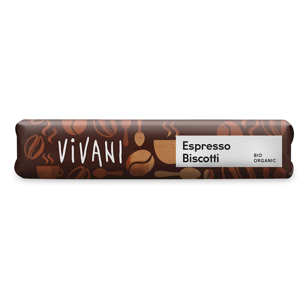 Baton Mleczna Czekolada z Nadzieniem Espresso i Herbatnikami BIO (4 szt x 40 g)