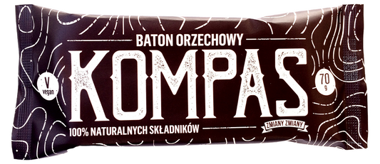 Baton Orzechowy Kompas Bezglutenowy (6 szt x 70 g)