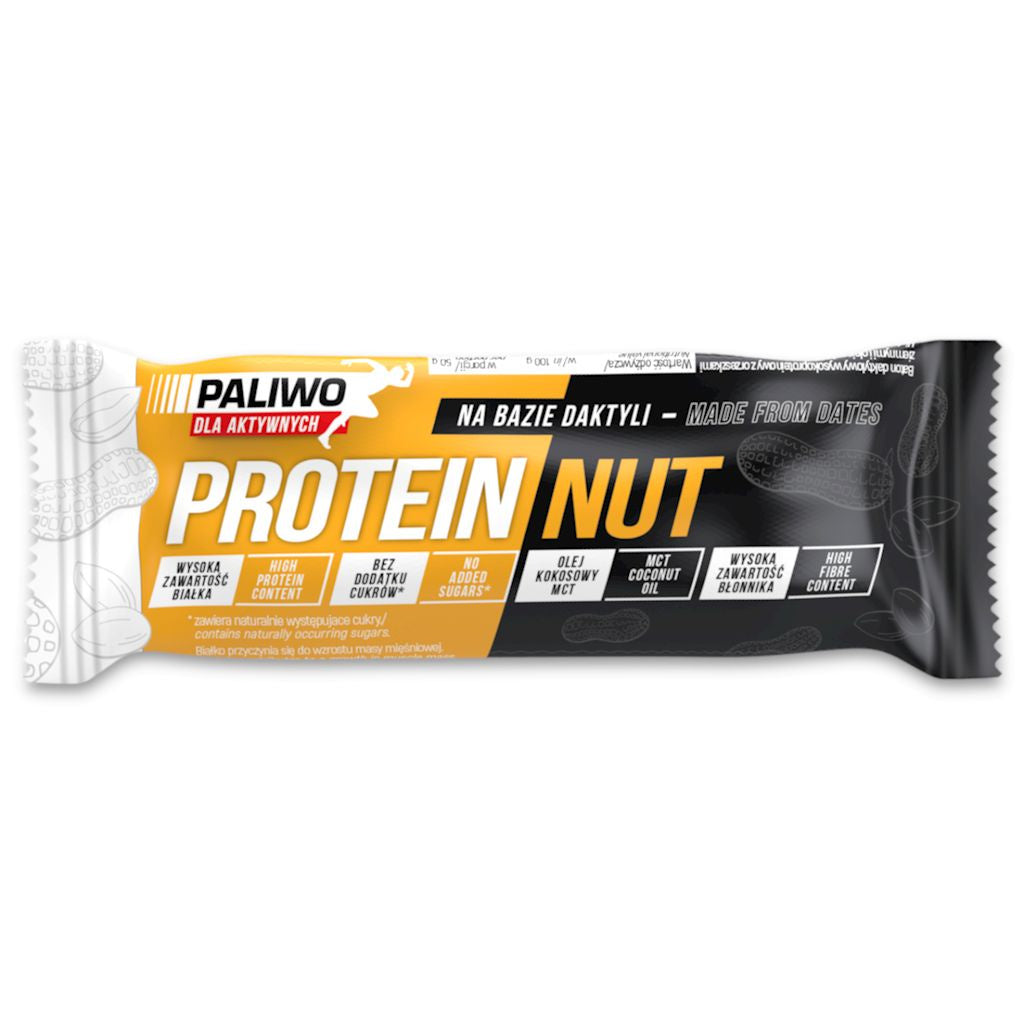 Baton Proteinowy Orzechowy z Olejem Mct Keto (5 szt x 50 g)