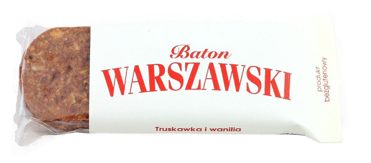 Baton Truskawkowy z Wanilią Bezglutenowy (4 szt x 50 g)