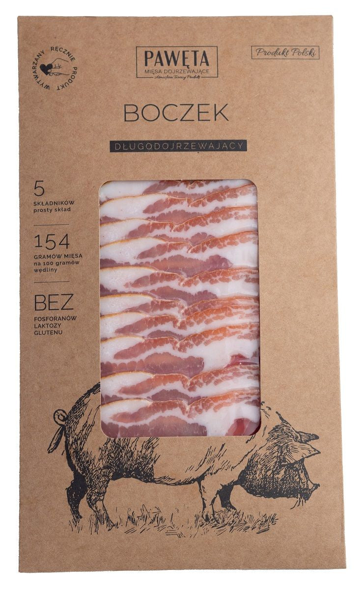 Boczek Dojrzewający Bezglutenowy (2 szt x 50 g)