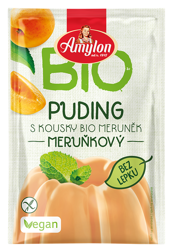 Budyń Morelowy Bezglutenowy BIO (10 szt x 40 g)