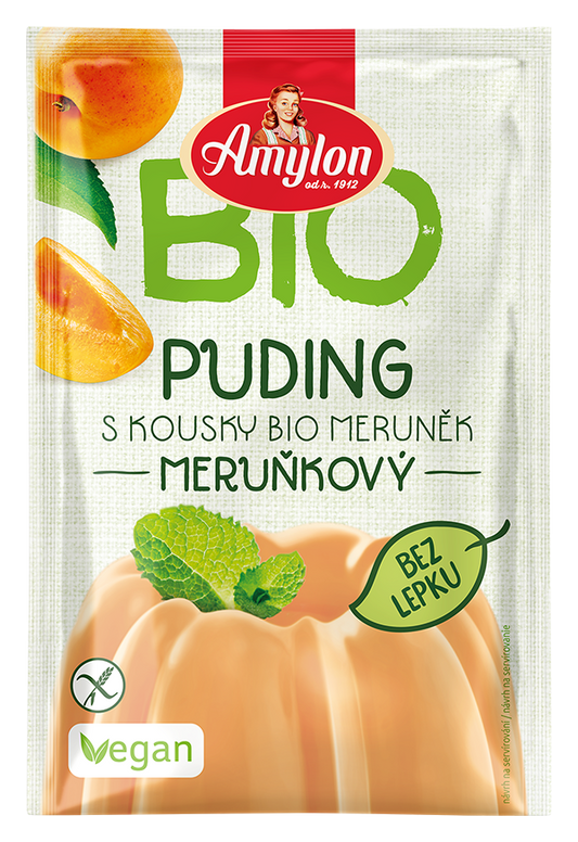 Budyń Morelowy Bezglutenowy BIO (10 szt x 40 g)