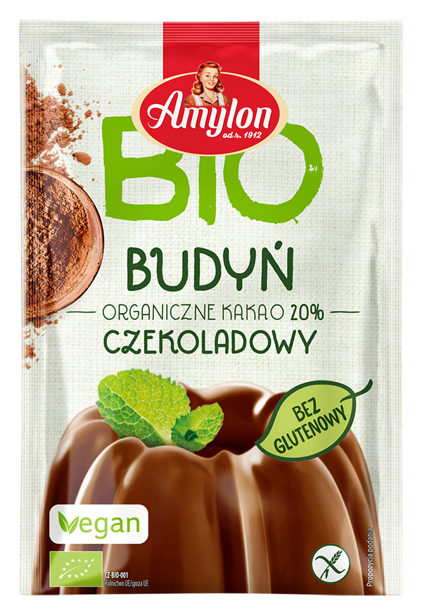 Budyń o Smaku Czekoladowym Bezglutenowy BIO (10 szt x 40 g)