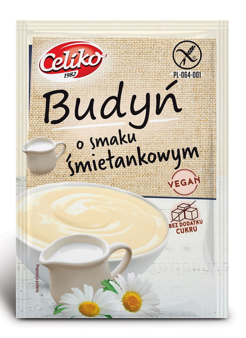Budyń o Smaku Śmietankowym Bezglutenowy (25 szt x 40 g)