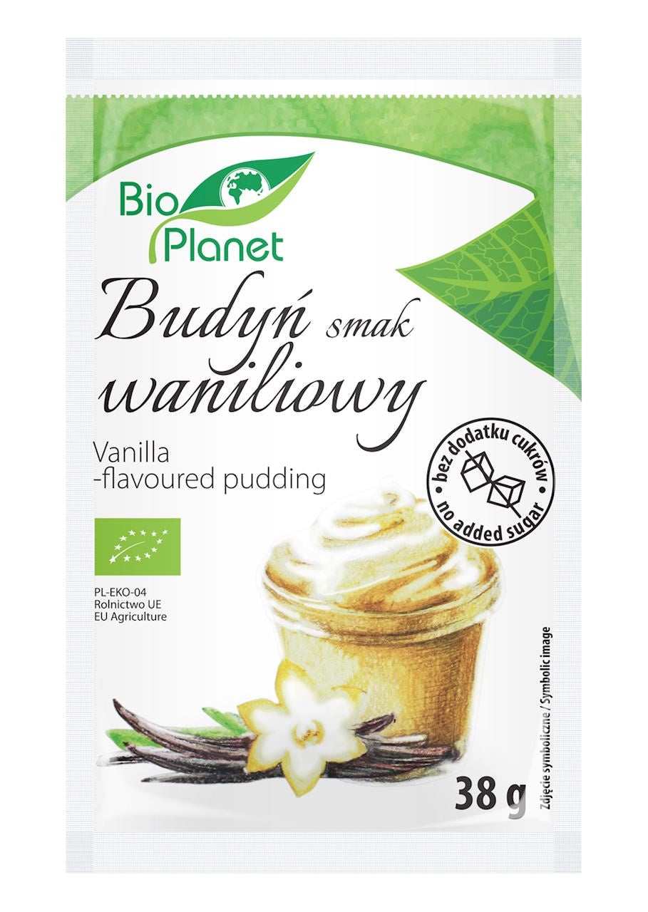 Budyń o Smaku Waniliowym z Wanilią Bourbon BIO (15 szt x 38 g)