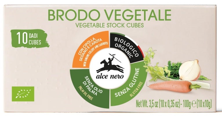 Bulion - Kostki Warzywne BIO (10 x 10 g) (4 szt x 100 g)