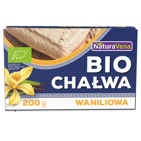 Chałwa o Smaku Waniliowym BIO (3 szt x 200 g)