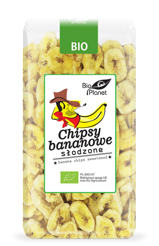 Chipsy Bananowe Słodzone BIO (2 szt x 350 g)