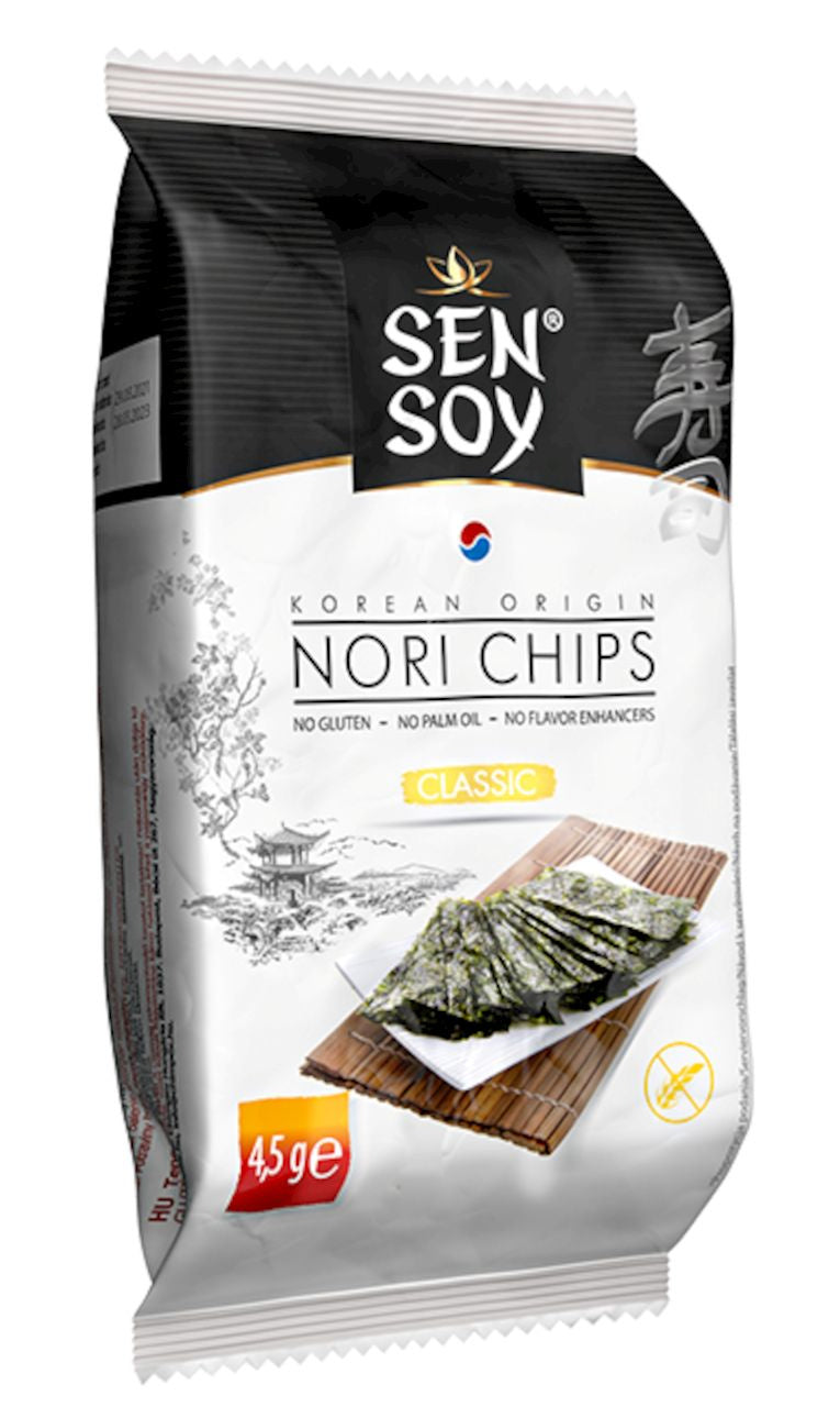 Chipsy Nori Klasyczne Bezglutenowe 4, (9 szt x 5 g)