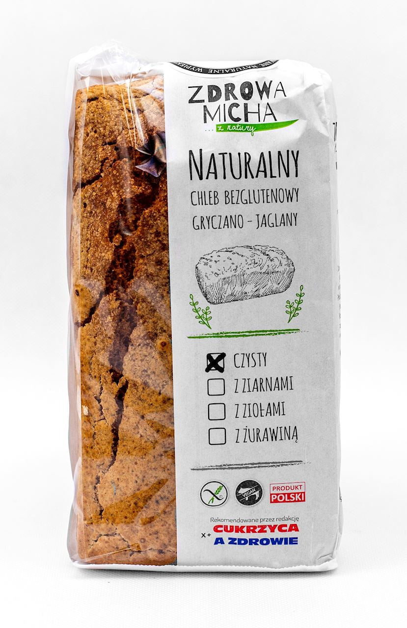 Chleb Czysty Gryczano-Jaglany Bezglutenowy 600 g