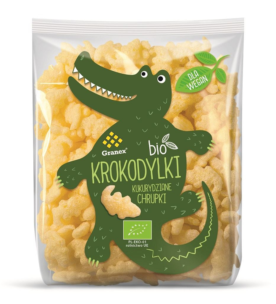 Chrupki Kukurydziane Krokodylki BIO (4 szt x 80 g)