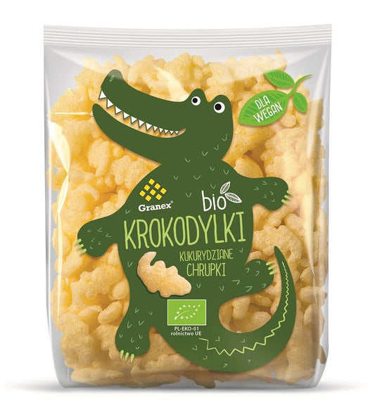 Chrupki Kukurydziane Krokodylki BIO (4 szt x 80 g)
