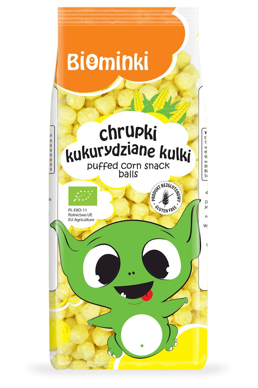 Chrupki Kukurydziane Kulki Bezglutenowe BIO (5 szt x 60 g)