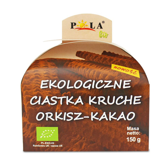 Ciastka Kruche Orkiszowe Kakaowe BIO 150 g