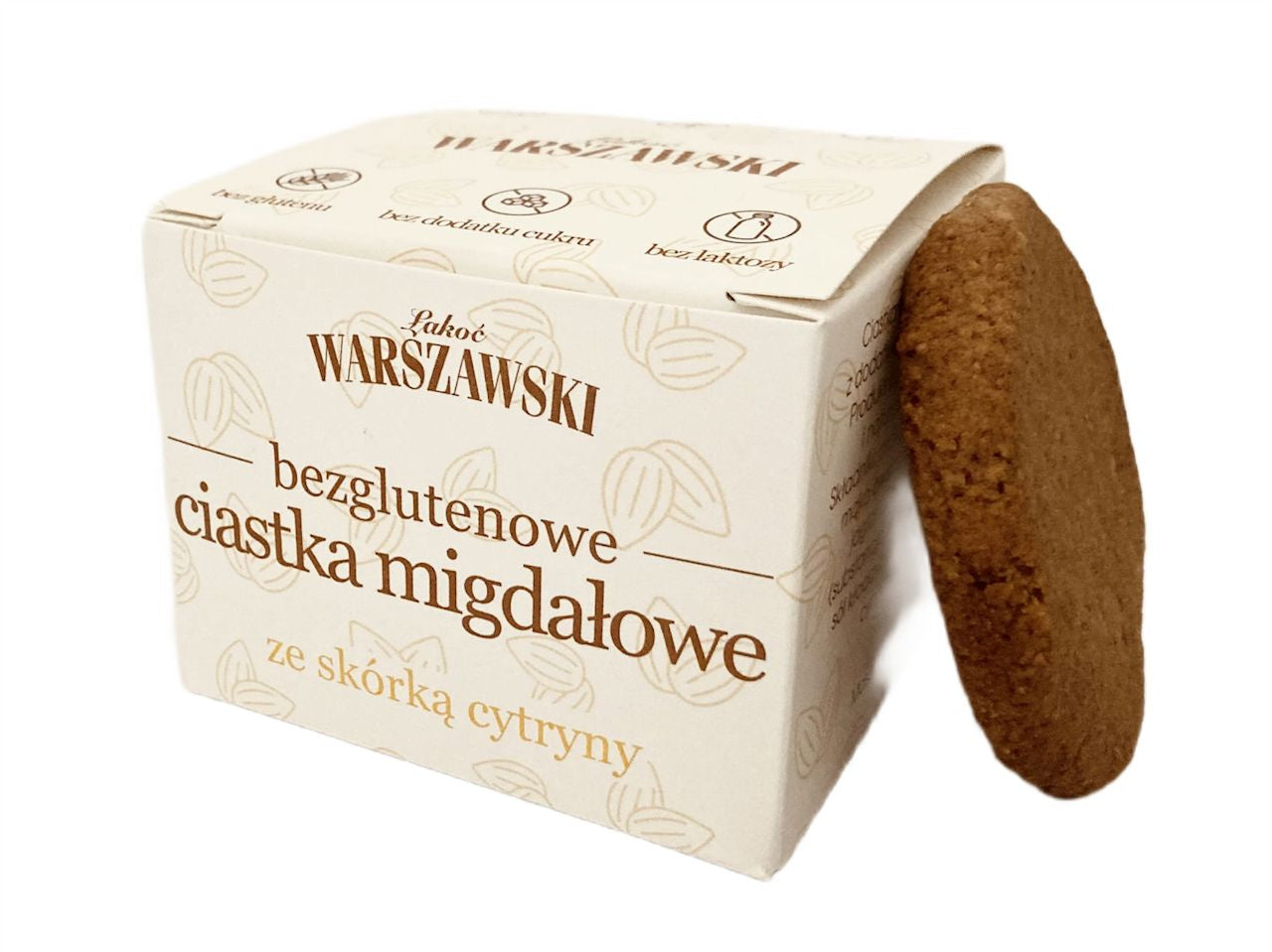 Ciastka Migdałowe Ze Skórką Cytryny Bez Dodatku Cukrów Bezglutenowe (4 szt x 150 g)