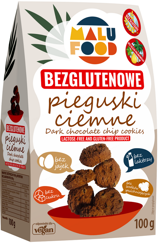 Ciastka Pieguski Ciemne Bez Cukru Bezglutenowe (3 szt x 100 g)