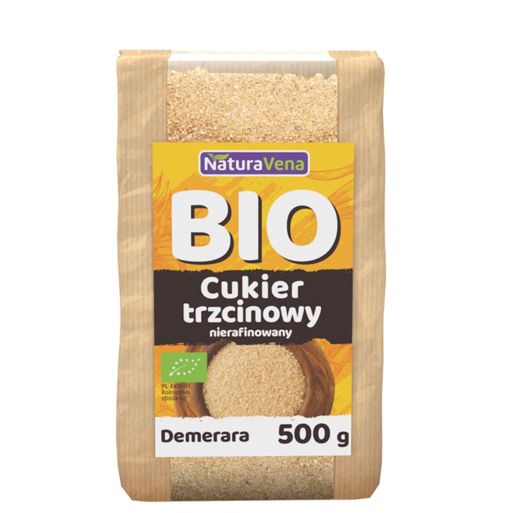 Cukier Trzcinowy Demerara BIO (6 szt x 500 g)