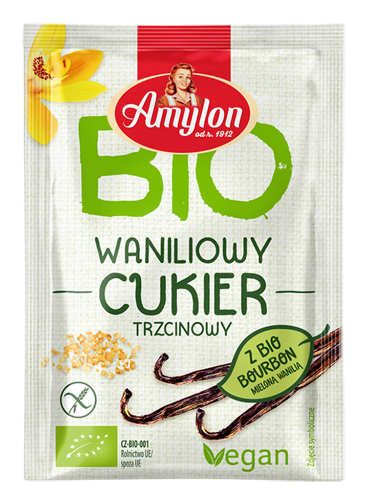 Cukier z Wanilią Bourbon Bezglutenowy BIO (50 szt x 8 g)