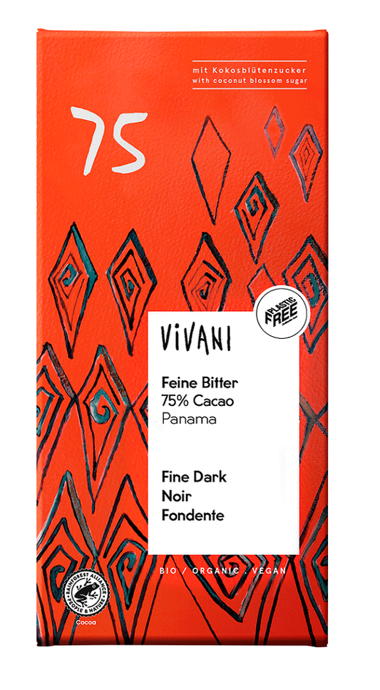 Czekolada Gorzka 75 % BIO (2 szt x 80 g)