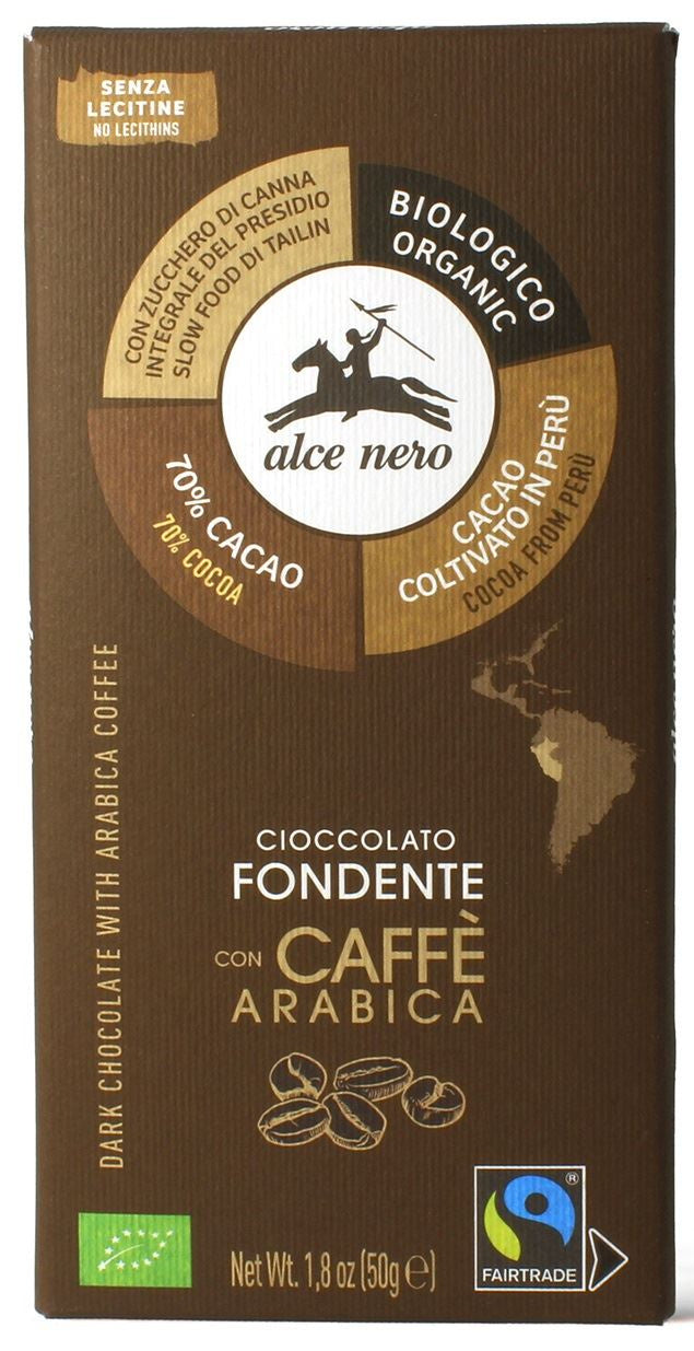 Czekolada Gorzka z Kawą Fair Trade Bezglutenowa BIO (3 szt x 50 g)