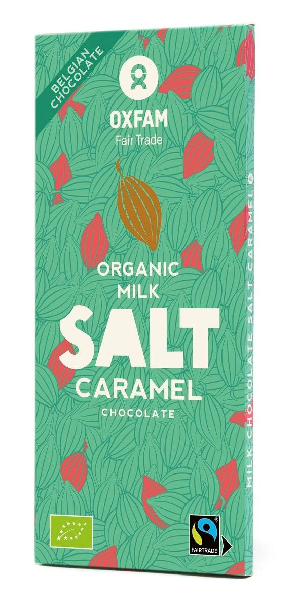 Czekolada Mleczna Ze Słonym Karmelem Fair Trade BIO (2 szt x 100 g)