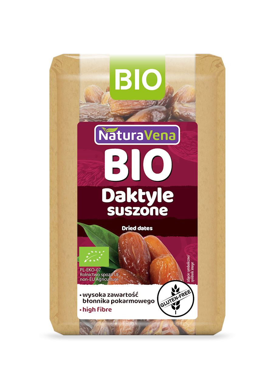 Daktyle Suszone Bezglutenowe BIO (3 szt x 400 g)