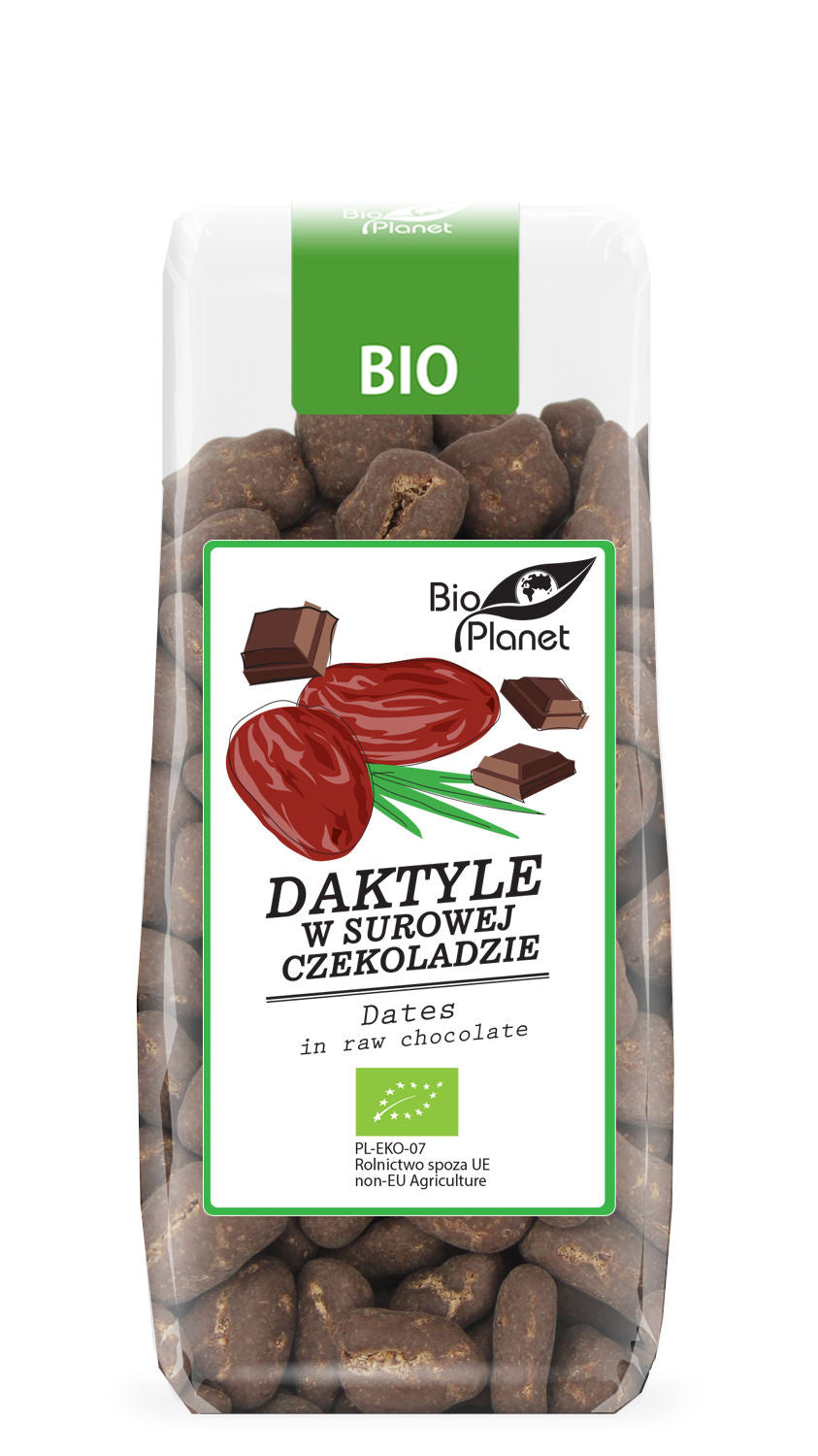Daktyle w Surowej Czekoladzie BIO (2 szt x 100 g)