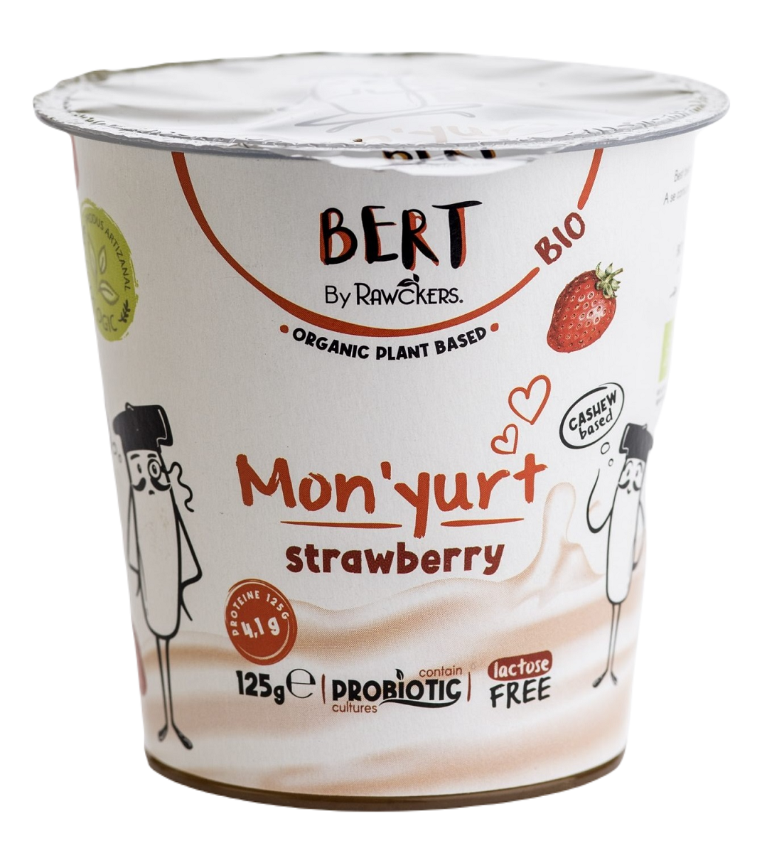 Deser Orzechy Nerkowca - Truskawka BIO 125 g