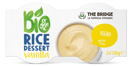 Deser Ryżowy o Smaku Waniliowym Bezglutenowy BIO (2 x 130 g) (3 szt x 260 g)