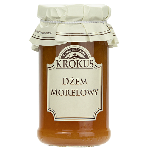 Dżem Morelowy o Obniżonej Zawartości Cukru Bezglutenowy (3 szt x 235 g)