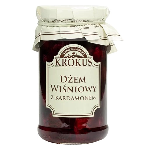 Dżem Wiśniowy z Kardamonem o Obniżonej Zawartości Cukru Bezglutenowy (3 szt x 235 g)