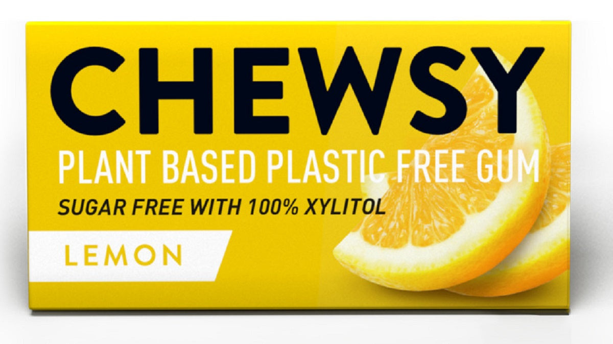 Guma Do Żucia z Ksylitolem o Smaku Cytrynowym (10 Szt.) (12 szt x 15 g)