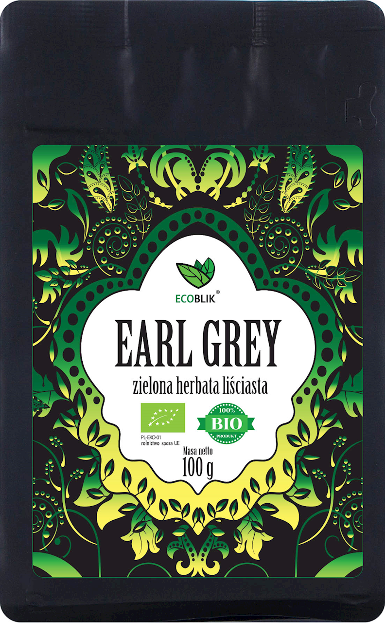 Herbata Zielona Earl Grey BIO 100 g