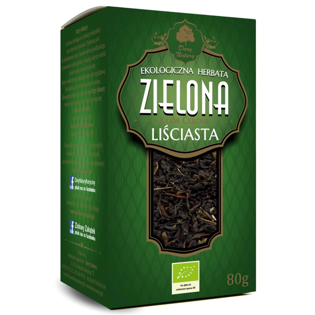 Herbata Zielona Liściasta BIO (2 szt x 80 g)