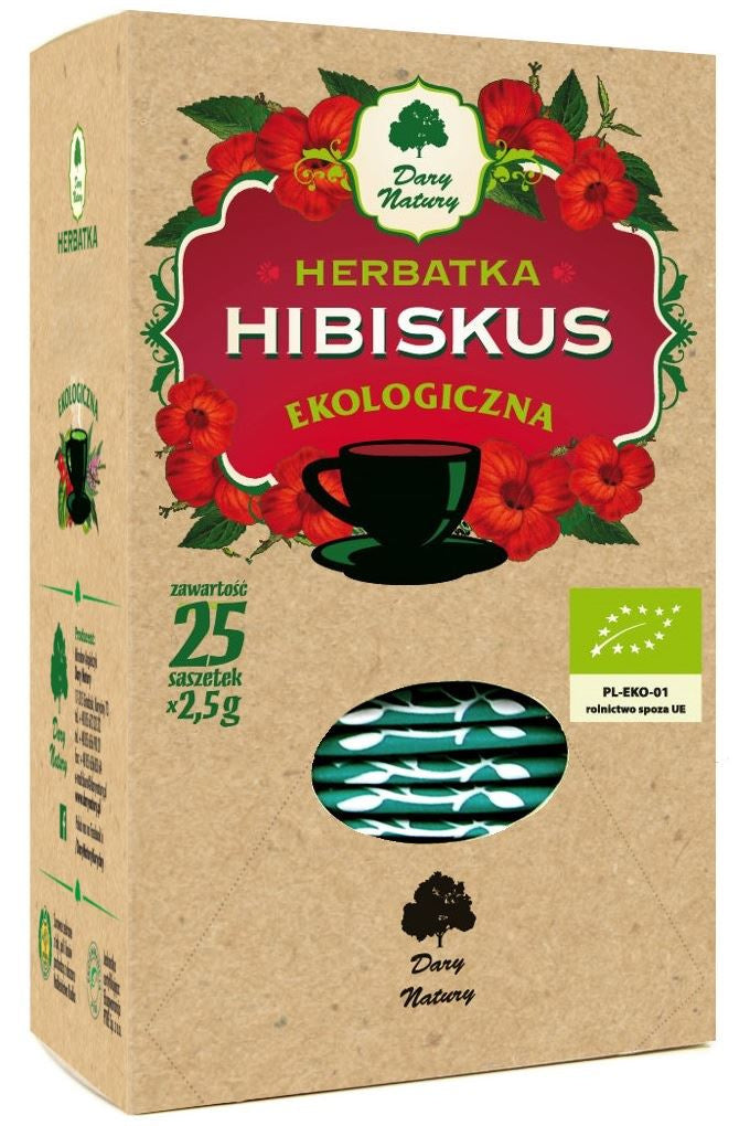 Herbatka Hibiskus BIO (25 x 2,5 g) 62,5 g (2 szt x 63 g)