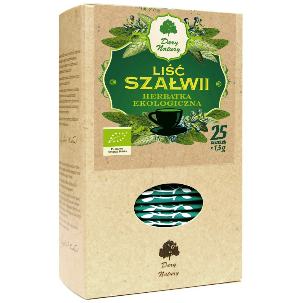 Herbatka Liść Szałwii BIO (25 x 1,5 g) 37,5 g (3 szt x 38 g)
