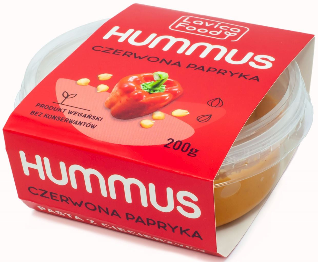 Hummus Czerwona Papryka (2 szt x 200 g)
