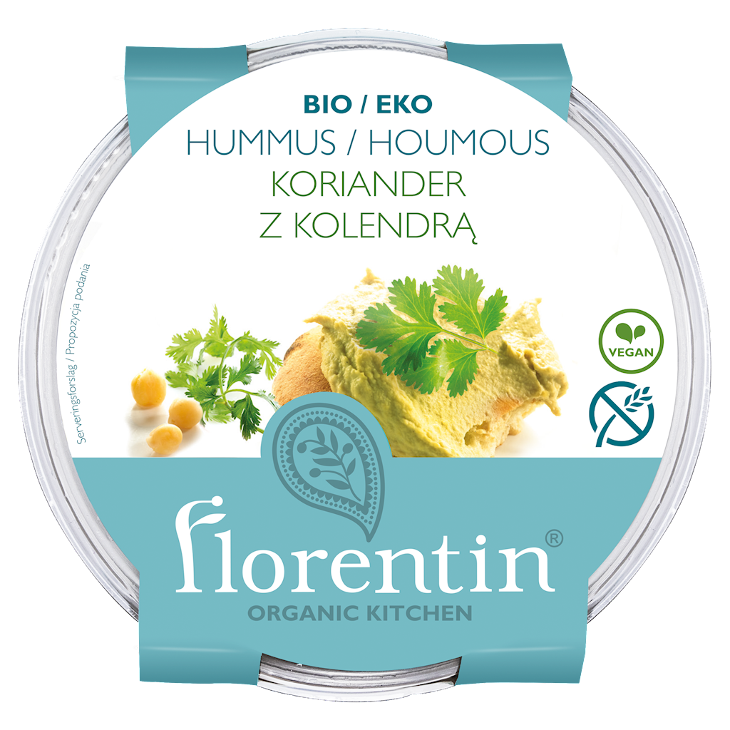 Hummus z Kolendrą Bezglutenowy BIO (2 szt x 170 g)