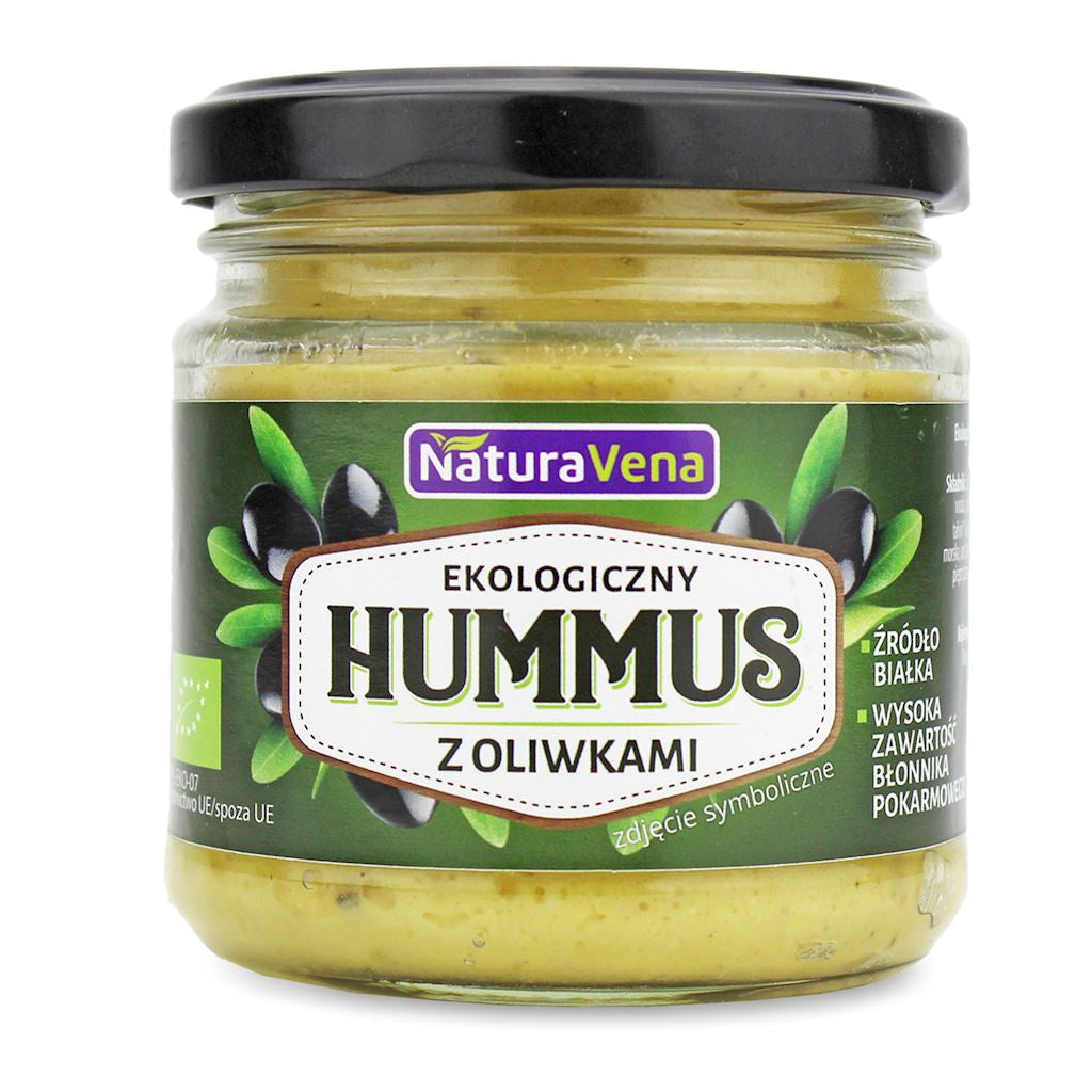 Hummus z Oliwkami BIO (6 szt x 185 g)
