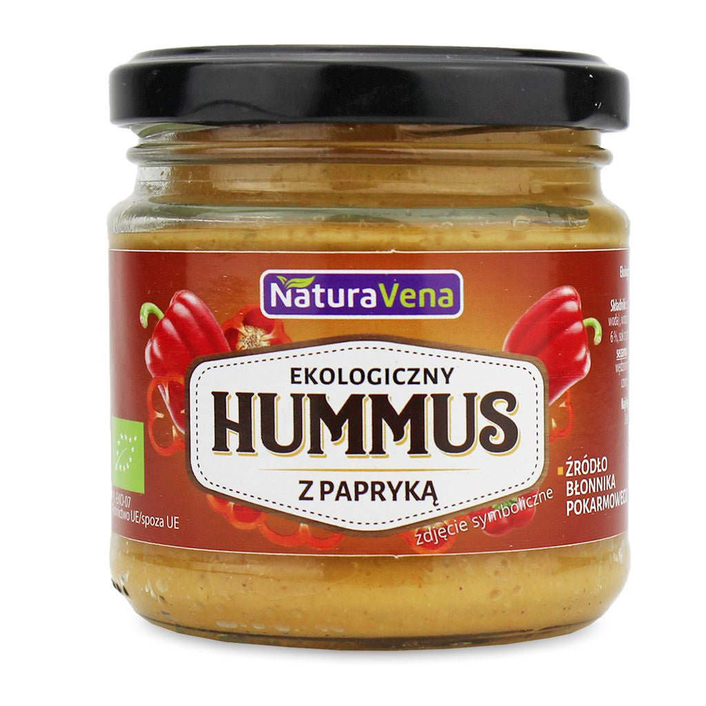 Hummus z Papryką BIO (6 szt x 185 g)