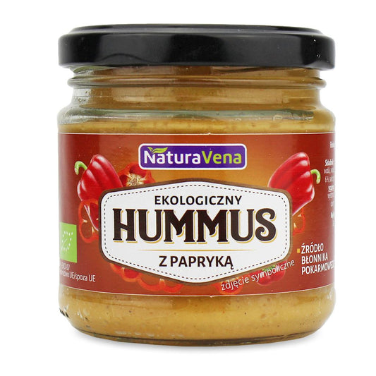 Hummus z Papryką BIO (6 szt x 185 g)