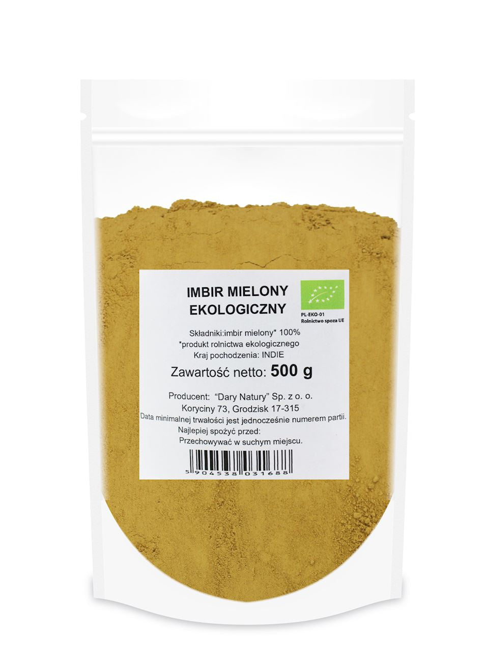 Imbir Mielony BIO 500 g