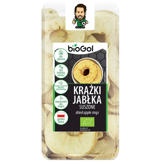 Jabłka Suszone Krążki Bezglutenowe BIO (3 szt x 50 g)
