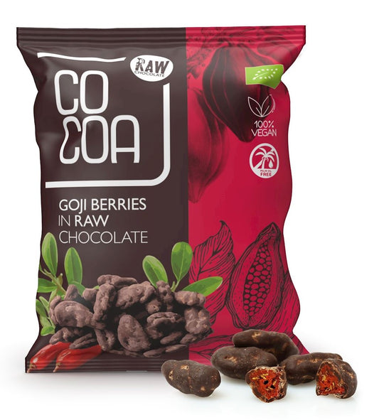 Jagody Goji w Czekoladzie Surowej BIO (2 szt x 70 g)