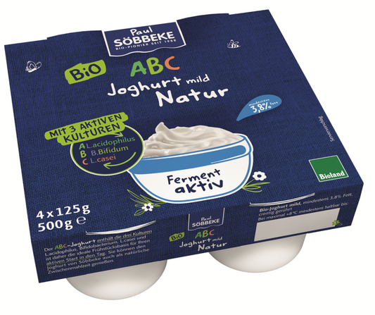 Jogurt Probiotyczny Abc BIO (4 x 125 g) (2 szt x 500 g)