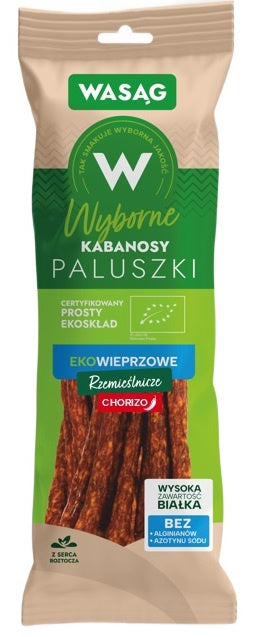 Kabanosy Rzemieślnicze Chorizo BIO (10 szt x 90 g)