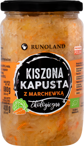 Kapusta Kiszona z Marchewką BIO 680 g () (3 szt x 410 g)